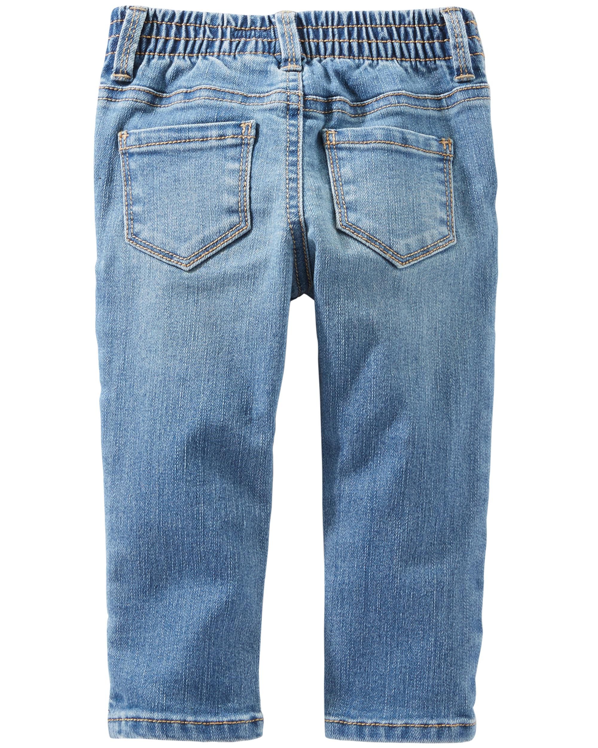 Baby Medium Blue Wash Skinny-Leg Jeans - OshKosh | Carter's