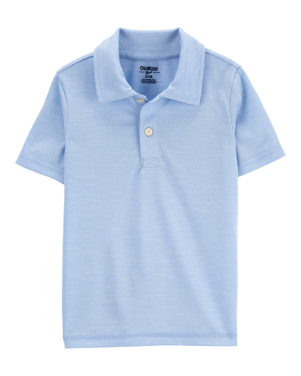 Oshkosh B gosh Toddler Boys Active Polo Shirt in Becool Fabric 3T Blue