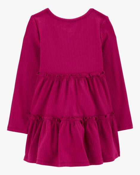  Product image 2 of Toddler Long-Sleeve Ribbed Dress