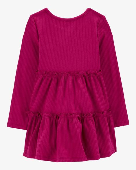 Product image 2 of Toddler Long-Sleeve Ribbed Dress