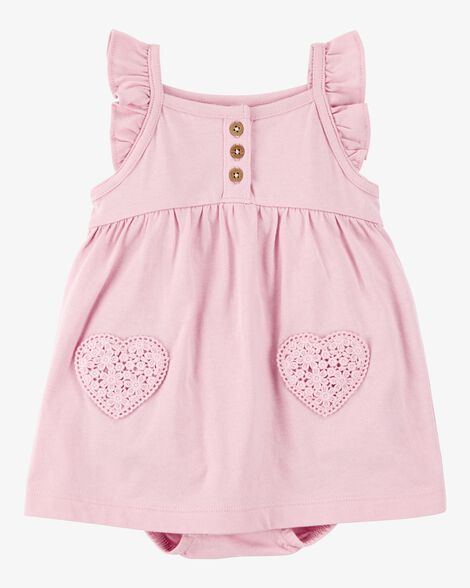  Product image 1 of Baby Girl Floral Flutter Sunsuit