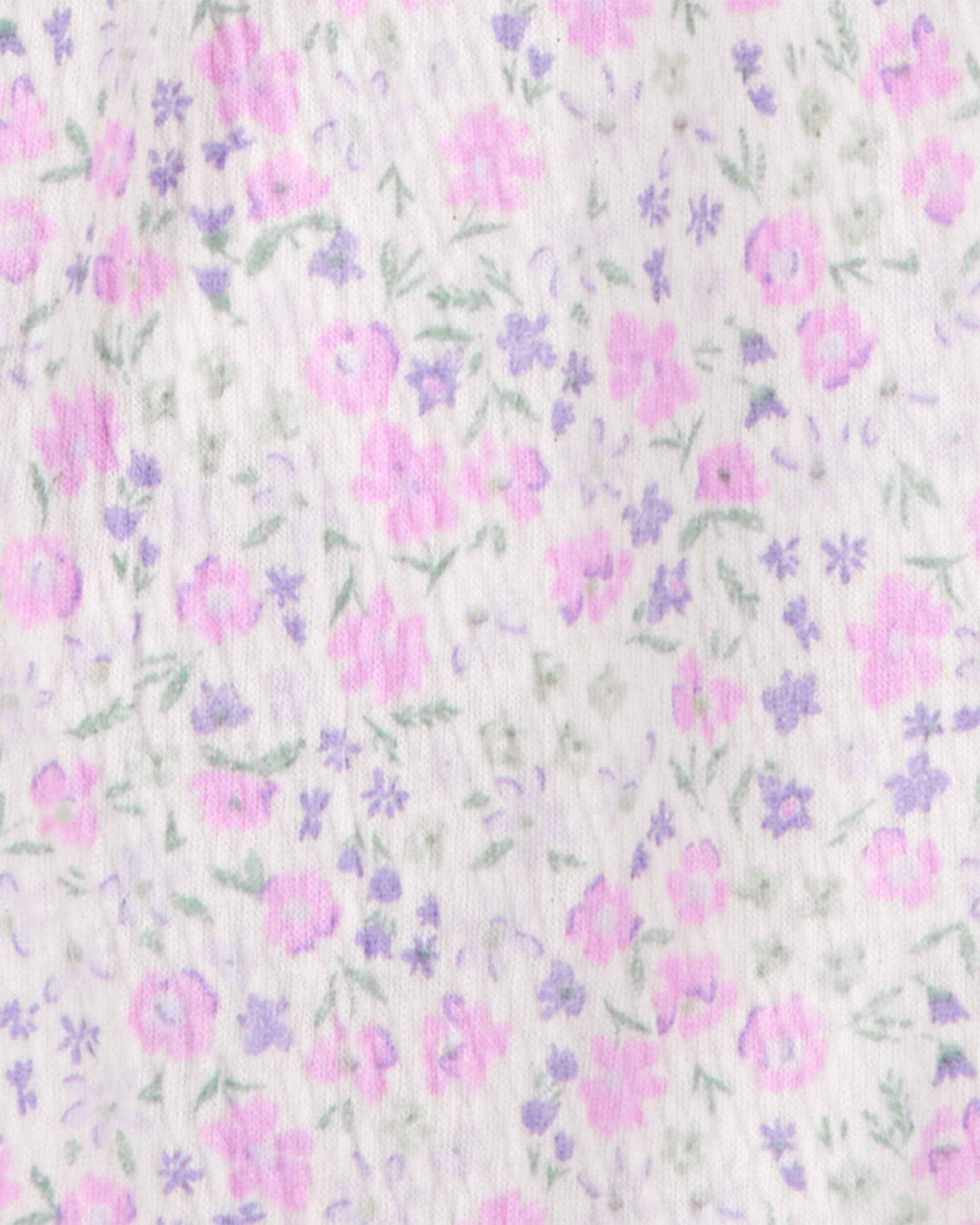 Baby 2-Piece Floral Jumpsuit & Headwrap - Purple - Carter's