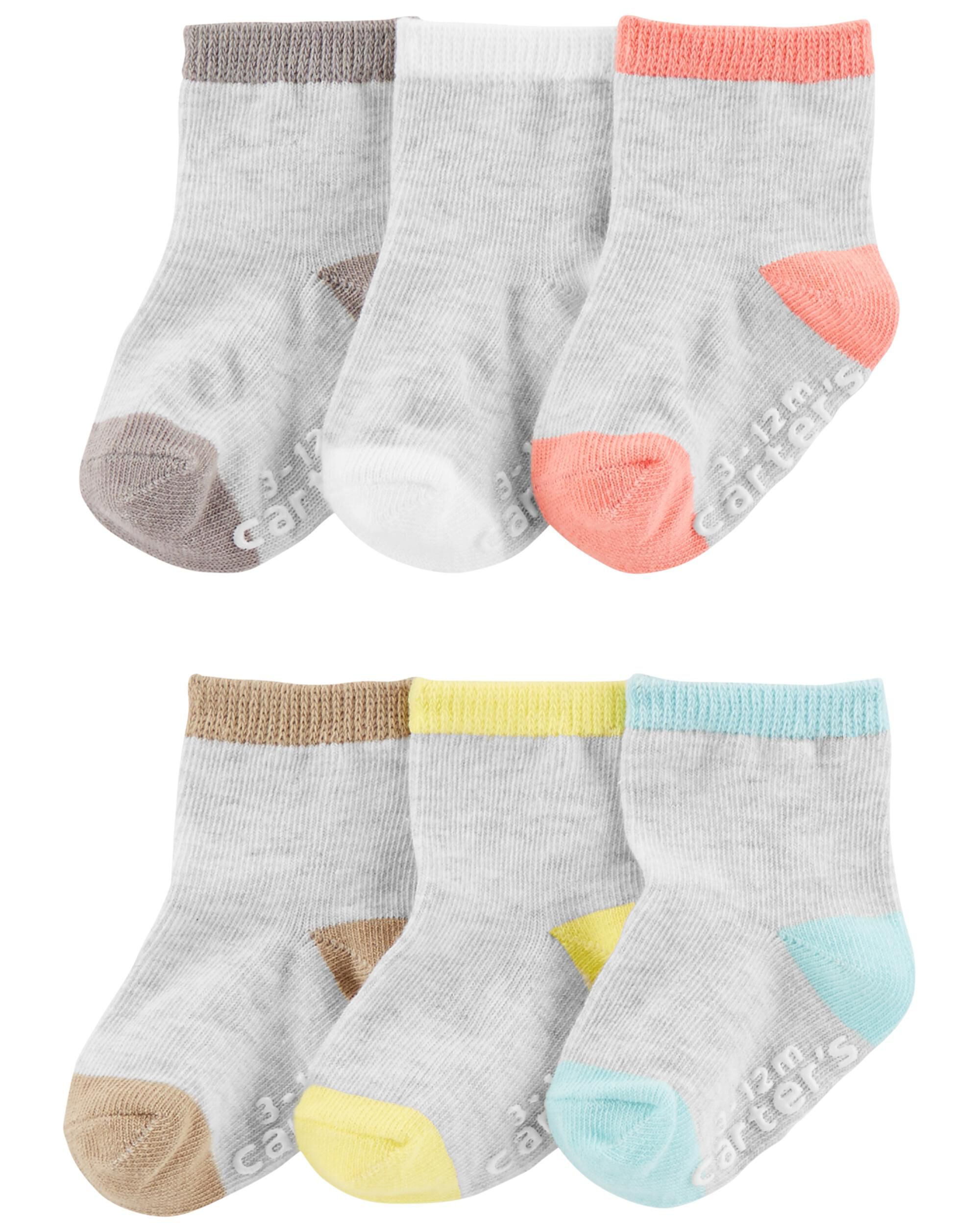 neon baby socks