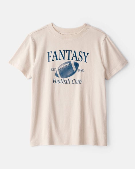 Boys Fantasy Football Short-Sleeve Graphic Tee - Tan