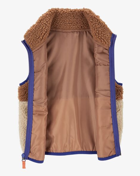  Product image 2 of Toddler Zip-Up Sherpa Vest