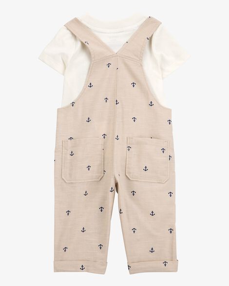 Ivory Boys Overalls & T-Shirt Ivory Boys Overalls & T-Shirt