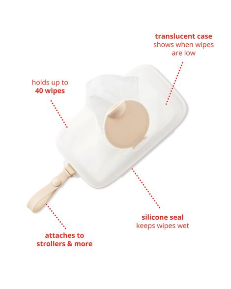  Product image 3 of Grab & Go Snug Seal Wipes Case - Oat
