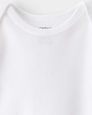 Product image 2 of Baby 9-Pack Short Sleeve & Long Sleeve Cotton Bodysuits - White