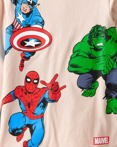 Product image 3 of Boys 3-Pack ©Marvel Print Long-Sleeve Top - Pink/Red