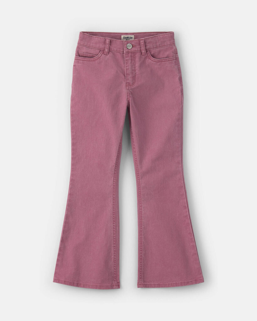OshKosh B'gosh Girls Twill Flare Pants 10 Purple