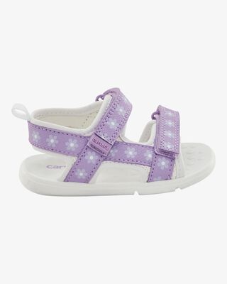 Product image 2 of Every Step® First Walker Floral Sandals - Purple/White