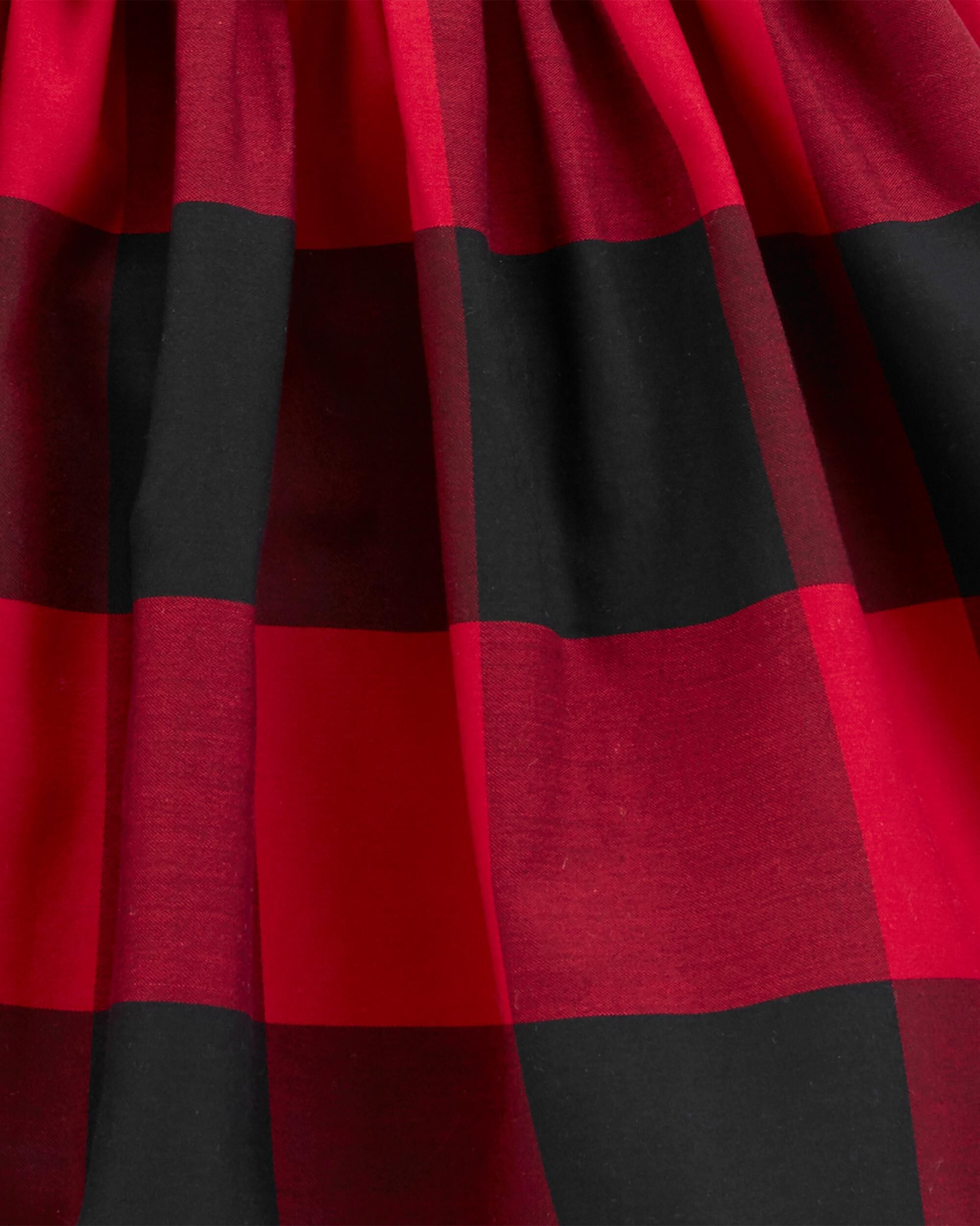 buffalo check holiday dress