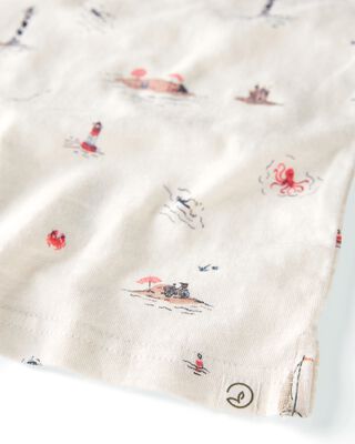 Product image 2 of Kid 2-Pack Organic Cotton Coastal Knit Tees