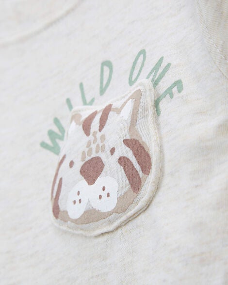  Product image 3 of Toddler Wild One Graphic Tee - Cream
