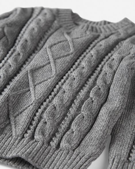  Product image 3 of Toddler Organic Cotton Cable Knit Sweater

