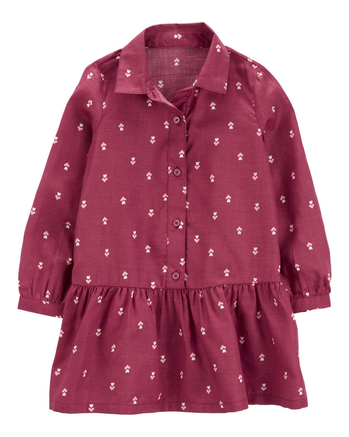 Toddler Long Sleeve Shirt Peplum Dress Carter s Carter s