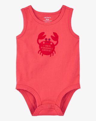 Product image 1 of Baby Pinchable Cheeks Crab Bodysuit
