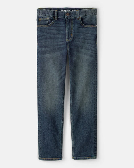 Kid Dark Wash Straight-Leg Jeans