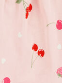 Pink/Red - Baby 2-Piece Fruit Bodysuit Pant Set, Selected