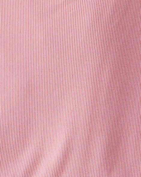 Product image 3 of Girls Ribbed Short-Sleeve Dress - Pink