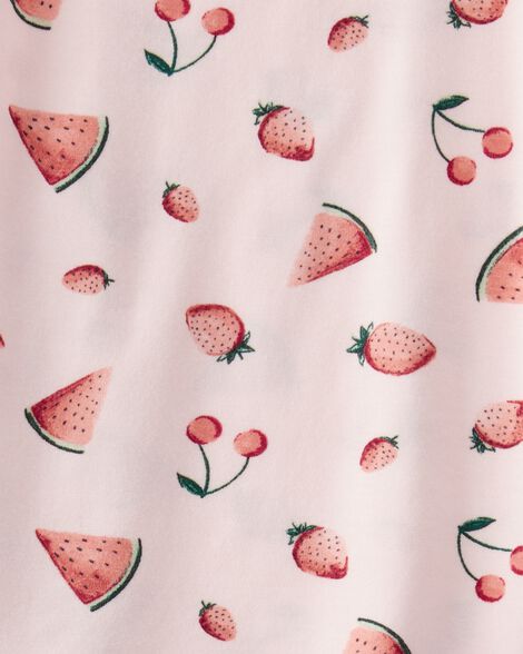 Product image 3 of Toddler Girl Fruit Print PurelySoft 2-Piece Pajamas - Pink