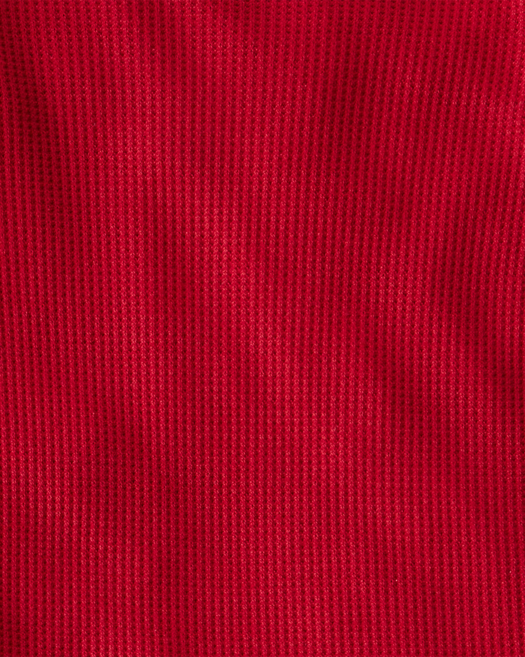 Toddler Holiday Red PurelySoft Snug Fit 2-Piece Pajamas