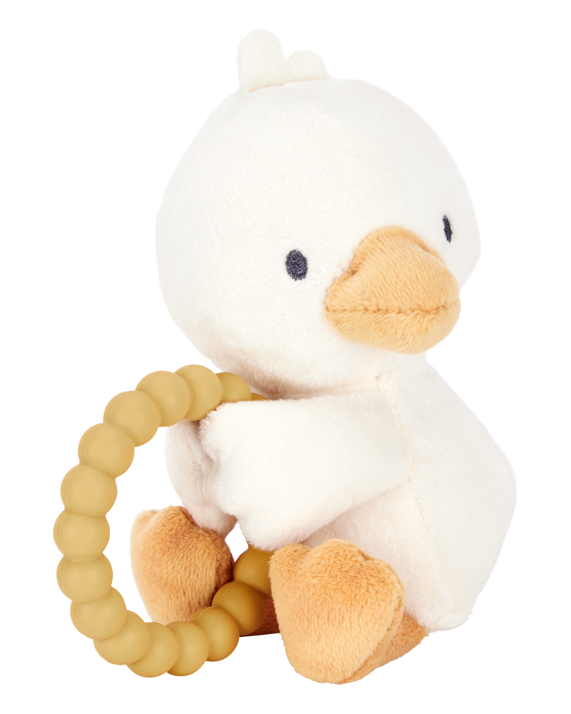 Baby Chick Plush With Teether - Yellow