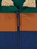 Multi - Kid Colorblock Zip-Up Puffer Vest, Selected
