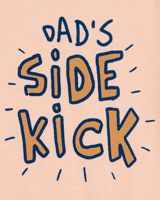 Product image 2 of Toddler Dad's Side Kick Short-Sleeve Graphic Tee - Orange