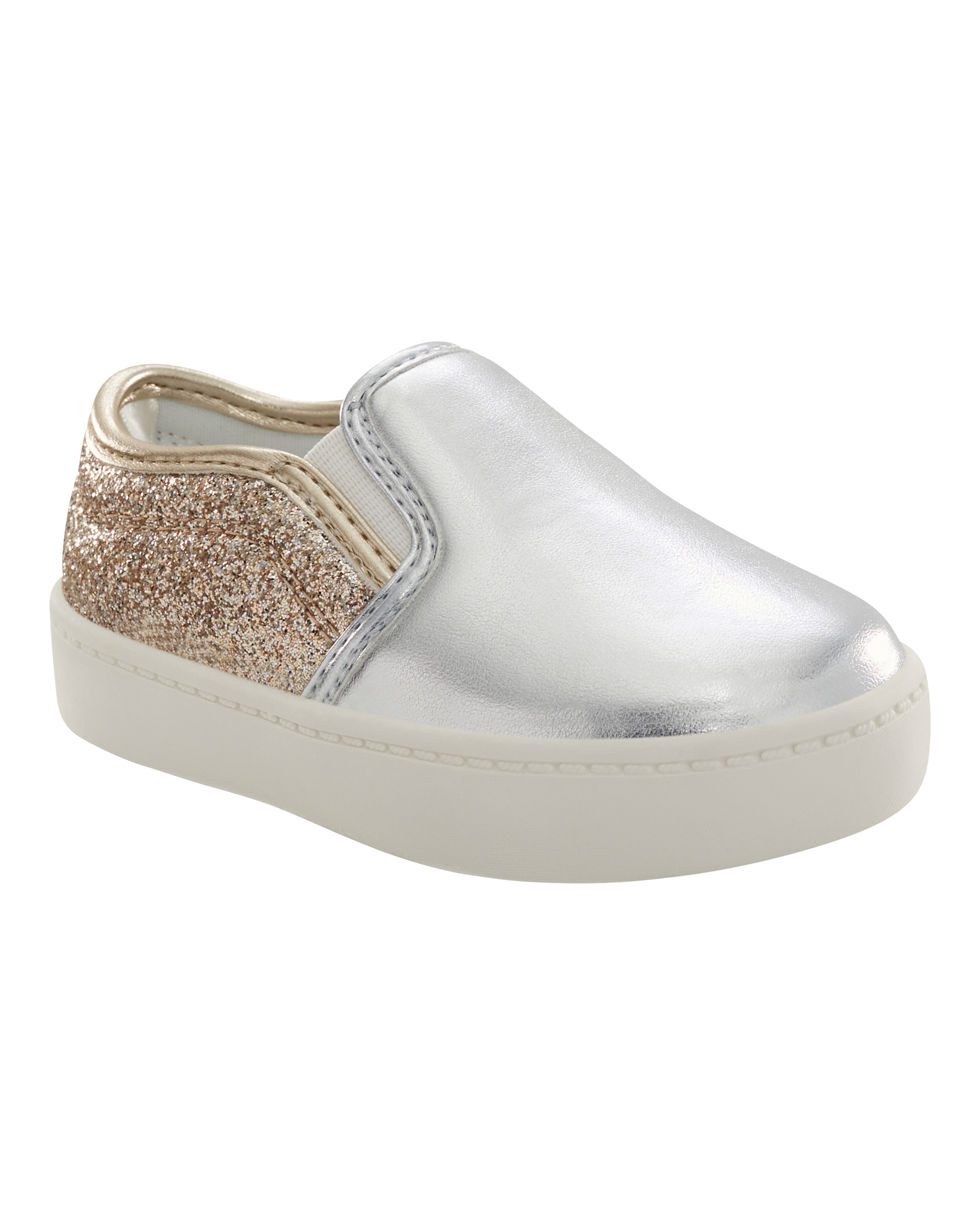 Kid Metallic Slip-On Casual Shoes