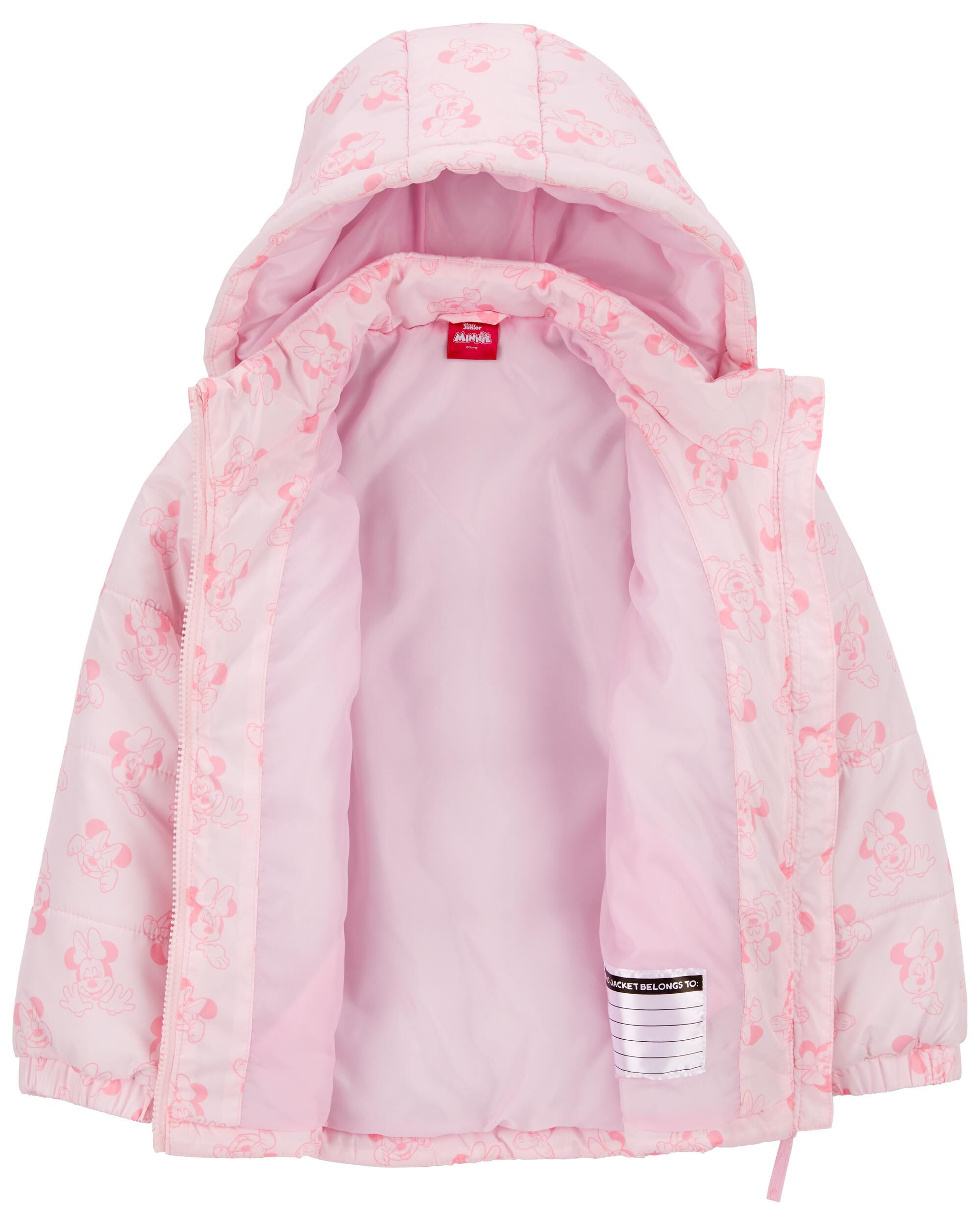 Minnie mouse puffer coat top