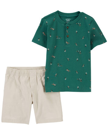 Toddler 2-Piece Shirt and Shorts Set