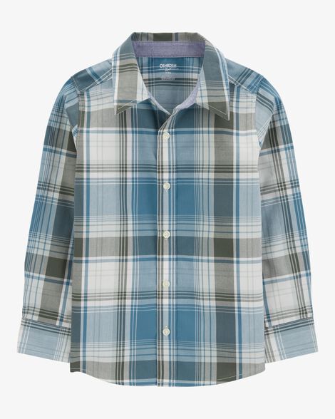 Oshkosh Kid Boy Striped Button-Front Shirt main image 1