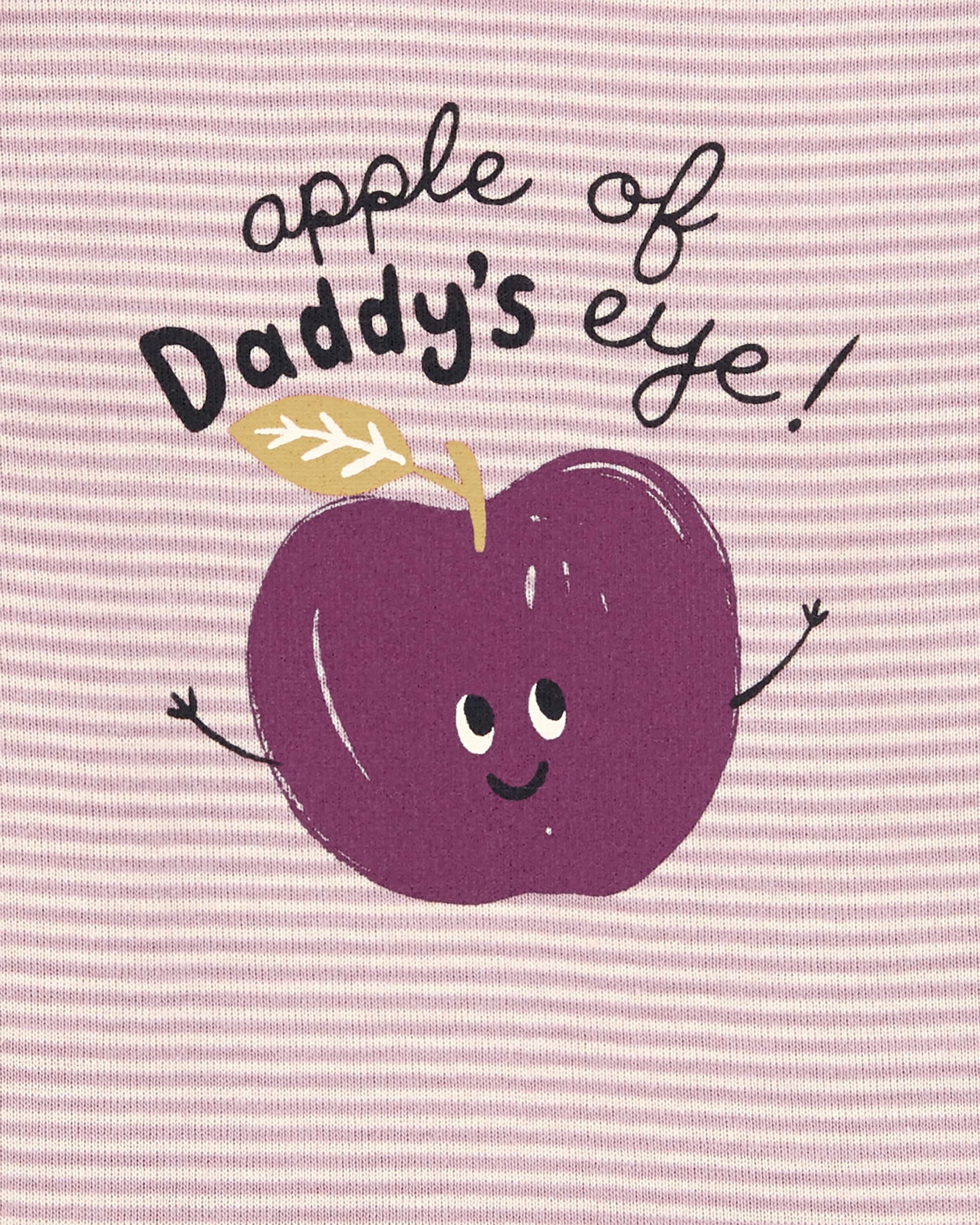 Baby Apple of Daddy's Eye Long-Sleeve Bodysuit - Carter's
