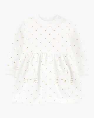 Product image 1 of Baby Polka Dot Fleece Dress