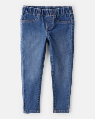 Toddler Blue Ice Wash Skinny-Leg Jeans