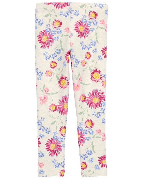 Product image 2 of Toddler Sunflower Print Stretch Leggings