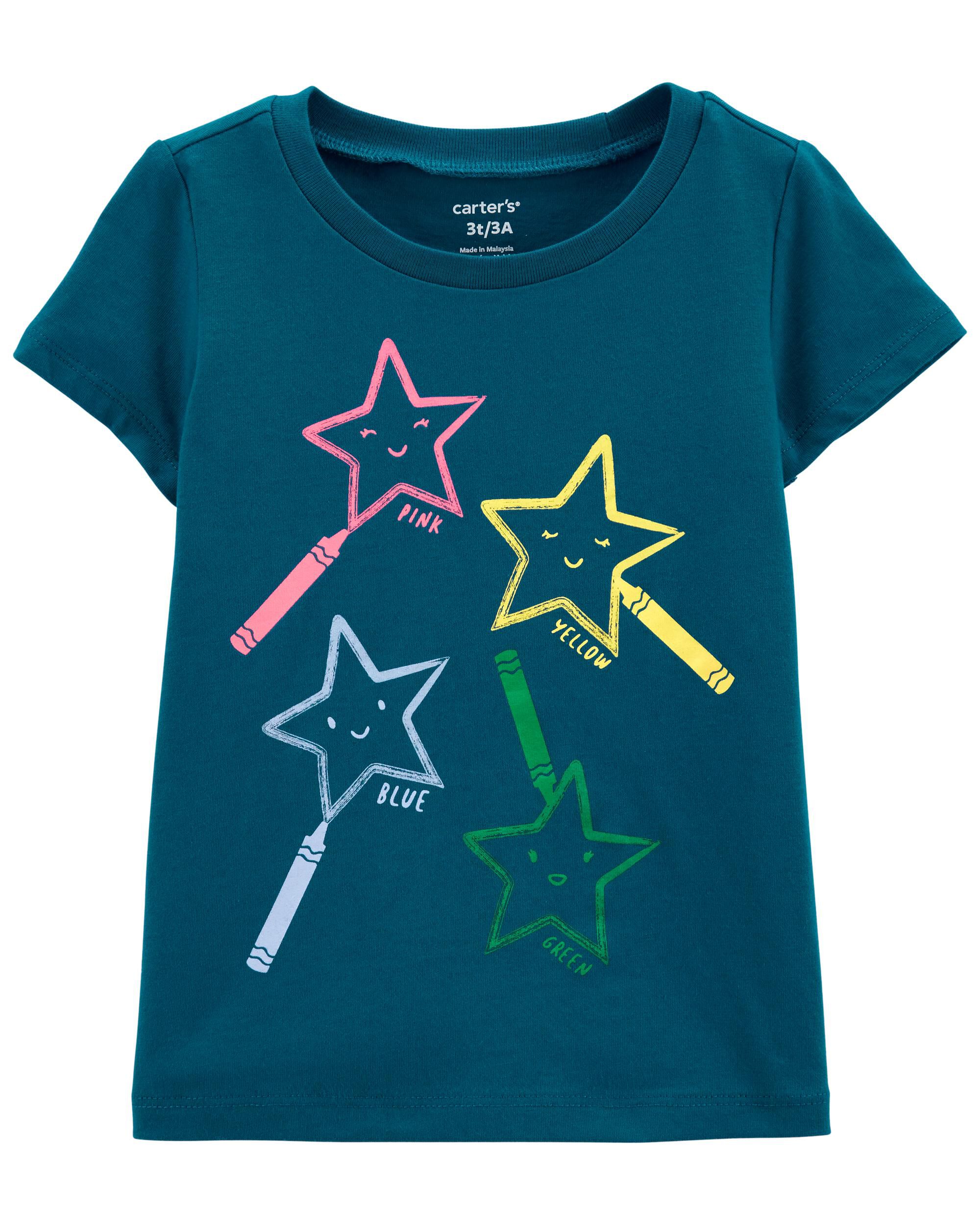 *CLEARANCE* Crayon Stars Jersey Tee