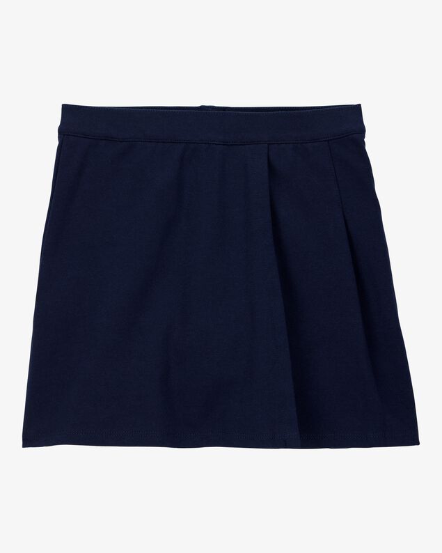 Product image 1 of Kid Ponte Knit Uniform Skort - Navy