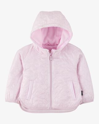 Product image 1 of Baby Floral Quilted Midweight Jacket - Pink