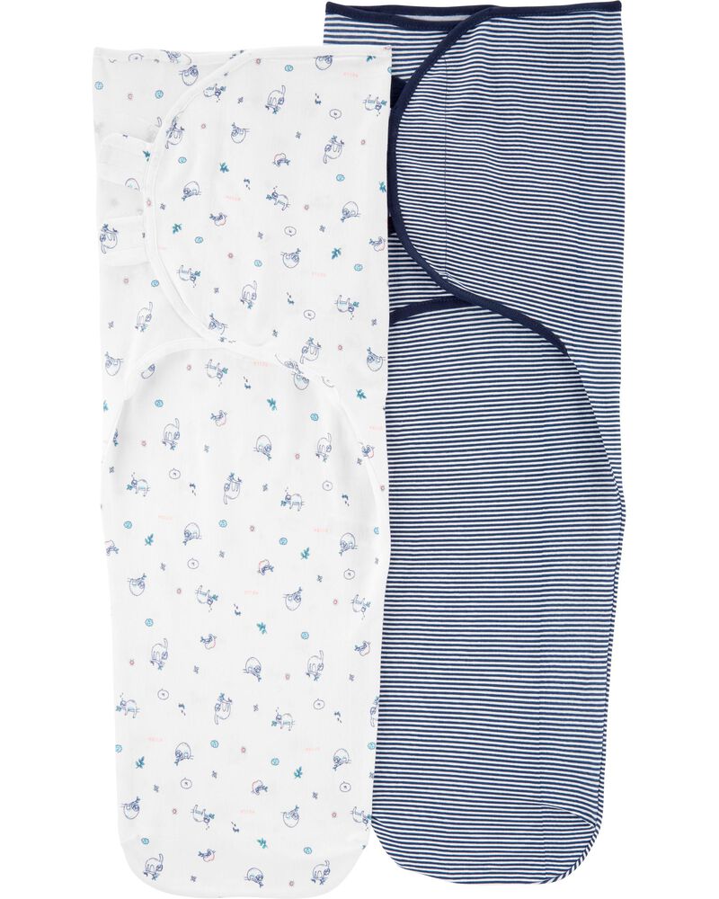 2 Pack Cotton Easy Swaddle Blankets Carters Com