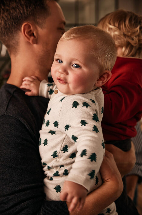  Product image 3 of Baby Button-Down Sweater Jumpsuit