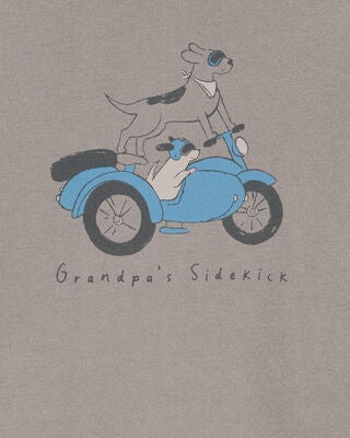 Product image 2 of Baby Grandpa's Sidekick Long-Sleeve Bodysuit