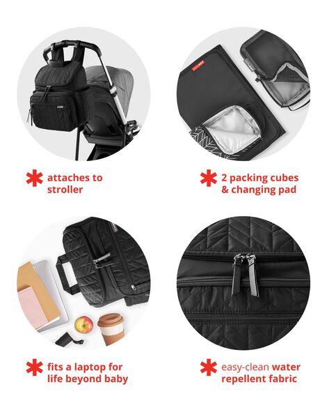  Product image 3 of Forma Backpack Diaper Bag - Chocolate