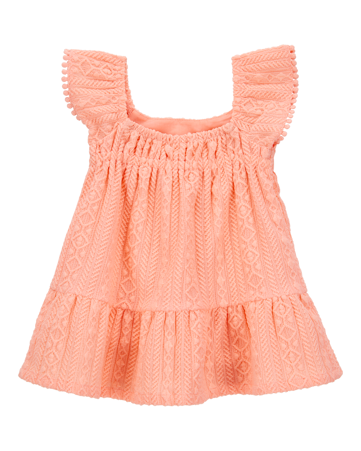 auralee WOOL BABY CAMEL KNIT DRESS ピンク Baby Flutter Knit Textured Dress - Pink - OshKosh | Carter's