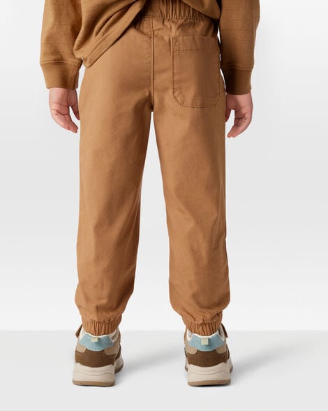 Toddler Boy  Cotton Everyday Pull-On Jogger - Khaki
