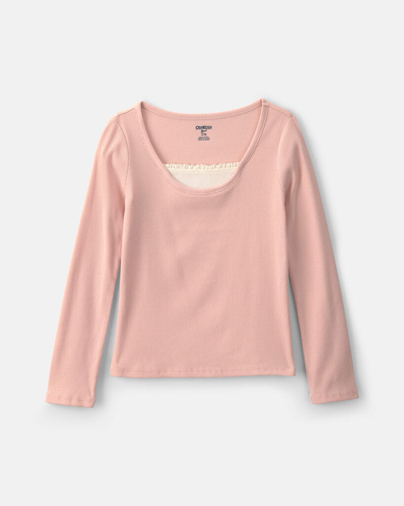 OshKosh B'gosh Girls Long-Sleeve Top 10 Pink