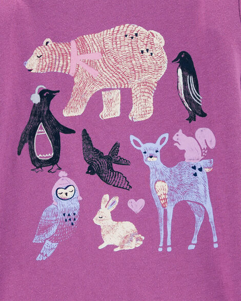 Product image 2 of Toddler Arctic Animals Long-Sleeve Graphic Tee