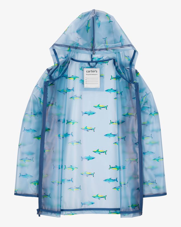 Product image 2 of Shark Translucent Rain Jacket - Blue