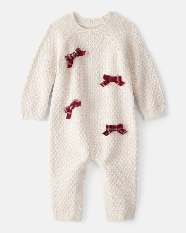 Baby 2-Piece Best Gift Ever Holiday Sweater & Pant Set - Red